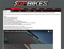 Tablet Screenshot of gp-bikes.com